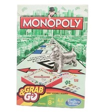 Monopoly game grab and go traveling board game money tokens Hasbro
