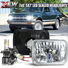 7x6" 5x7 LED Headlights H6054 Hi Lo For Chevy C1500 C2500 C3500 Suburban Pickup