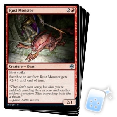 RUST MONSTER X4 Adventures In The Forgotten Realms AFR Magic MTG MINT CARD