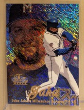1998 Flair Showcase ROW 1 #116 John Jaha Brewers RARE SHIMMER REFRACTOR PARALLEL