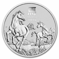 2026 Australia 2 oz Silver Lunar Horse BU (Series III)