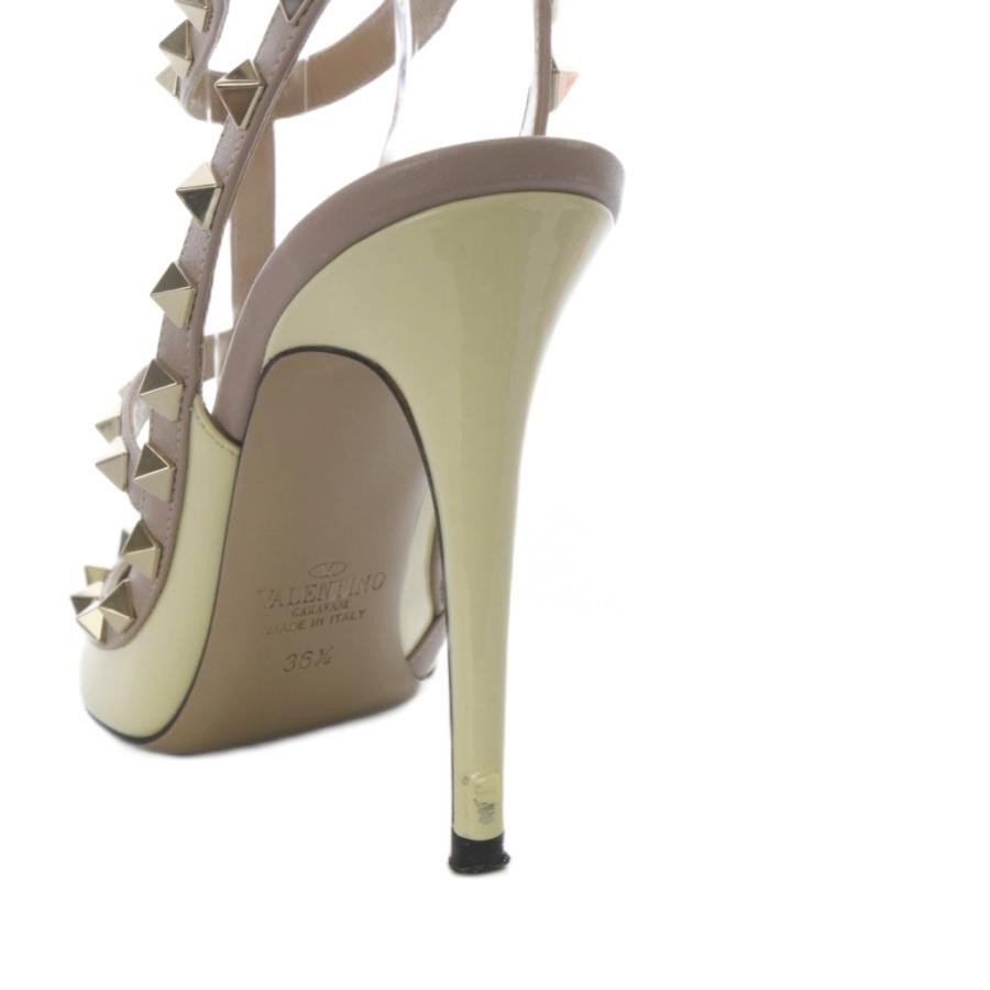 Valentino Garavani Pumps Heel Studded Leather Ivory EU36.5/US6.5 116207c thumbnail 18