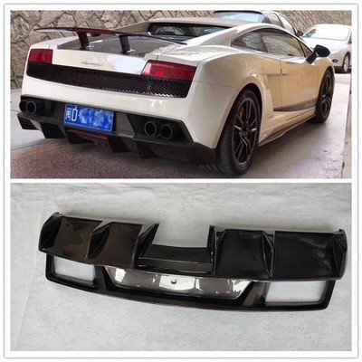 Real Carbon Fiber Rear Bumper Lip Diffuser For Lamborghini Gallardo 550 560 570