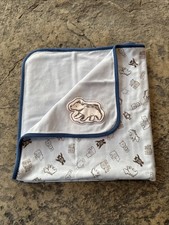 2015 GYMBOREE Blue Brown Bear Bears Jersey Knit Baby Crib Blanket Lovey