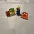 Vtg Fisher Price Little People Sewing Machine