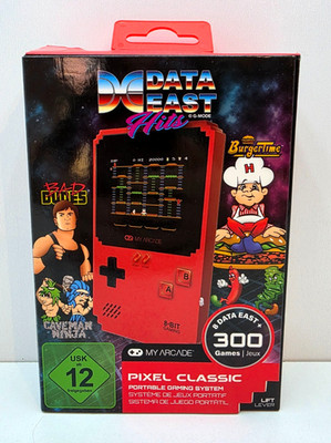 Data East Pixel Classic - tragbares Spielsystem - 300+ Spiele - MyArcade