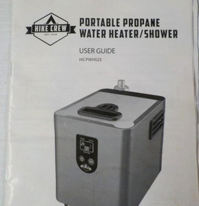 Hike Crew (brand name) Portable Camping Propane Shower Tankless Water Heater