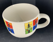 Coca-Cola Gibson Ceramic 20oz Soup Mug Multicolor 4 Seasons 1999 Vintage
