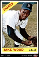 1966 Topps #509 Jake Wood Tigers 5.5 - EX+