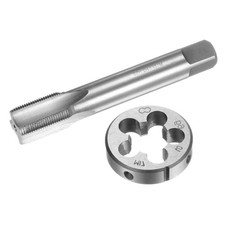 M17 x 1mm Metric Tap and Die Set Machine Thread Screw Tap w/ Round Threading Die