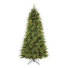 Nearly Natural 8ft Vancouver Fir Natural Look Christmas Tree with 700 Clear LED