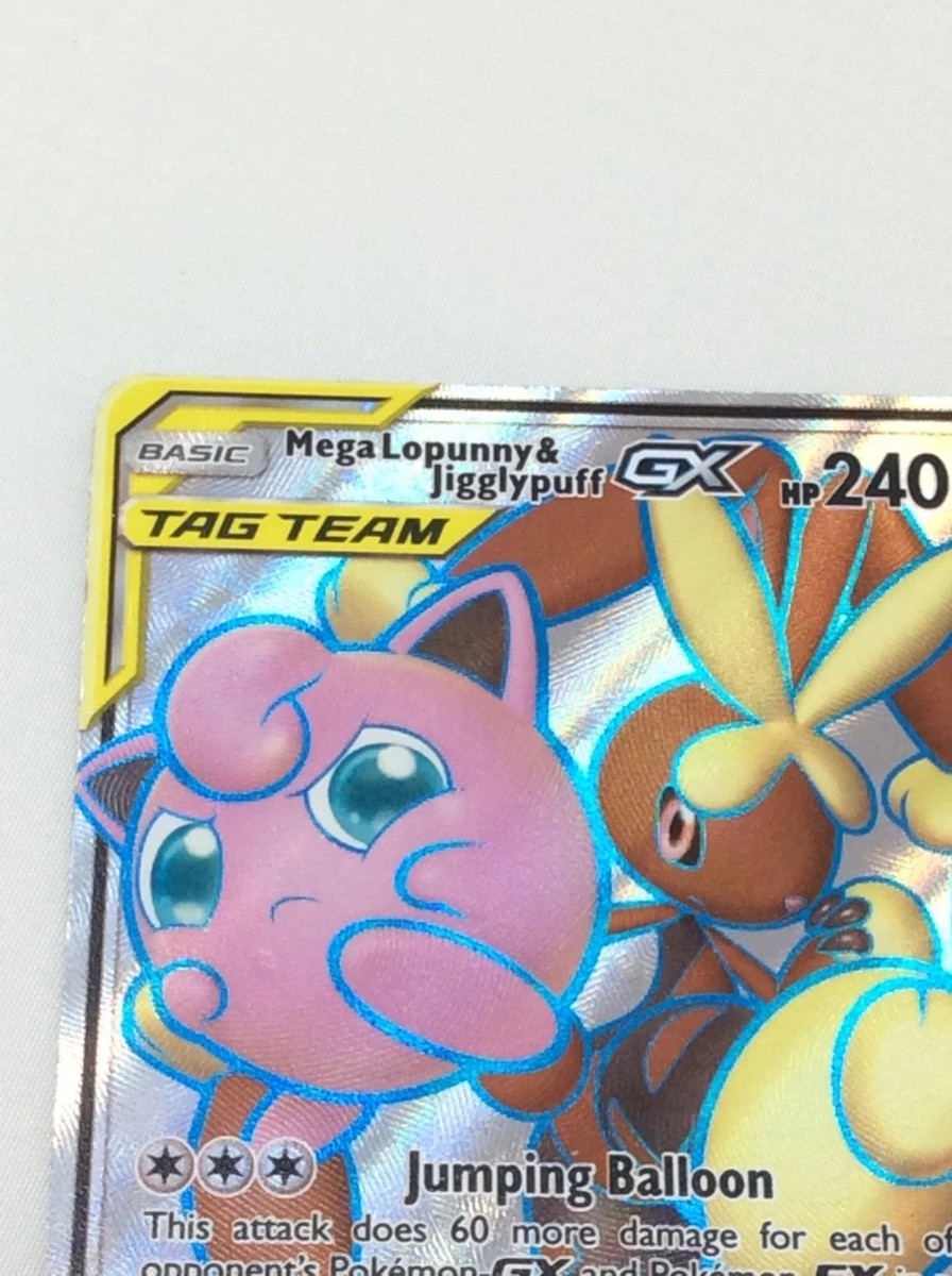 2019 Mega Lopunny & Jigglypuff GX Tag Team Cosmic Eclipse 225/236