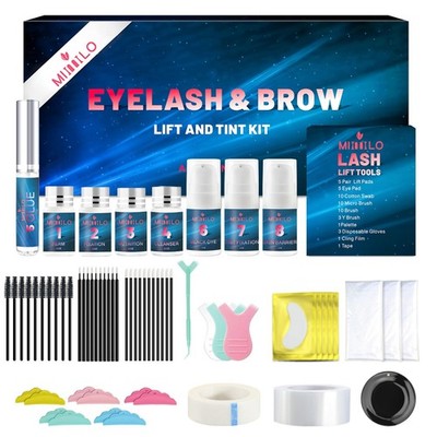2024 Lash Lift Kit, Eyebrow Lamination Kit, 4 in1 Eyelash Lift Kit Natural Bl...