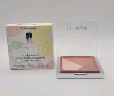 CLINIQUE Sculptionary Cheek Contouring Palette  03 Defining Roses 0.31 Oz / 9 g