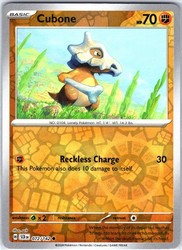 Cubone 072/142 Reverse Holo Common Stellar Crown