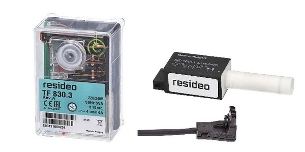 SteuergeräT Tf 830.3 Honeywell + FlammenfüHler Ird 1010 + Kabel Ersatz Zu Tf 801-image