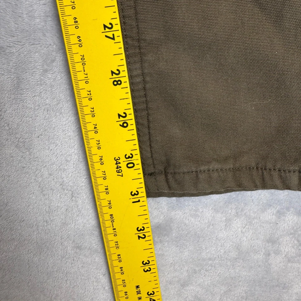 Pantalones de trabajo Carhartt calce relajado forrados de lana de lona para mujer talla 16 caqui oscuro Foto 4 de 4