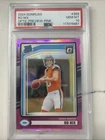 2024 PANINI DONRUSS OPTIC PREVIEW-PINK #369 BO NIX ROOKIE RC PSA 10
