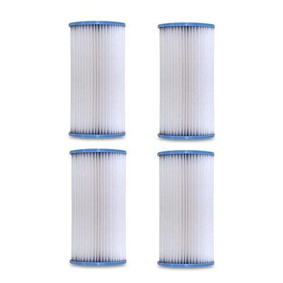 Type A C Pool Filter Replacement 4 Pack Intex Krystal Clear Pump Cartridge