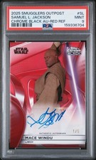 2025 Smugglers Outpost Samuel Jackson Auto Mace Windu Auto /5 PSA 9 Pop 1, 0 ??