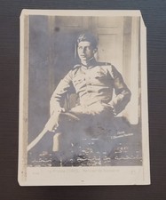 1918 King Carol II Romania Crown Prince Military Uniform Press Photo WWI 5x7