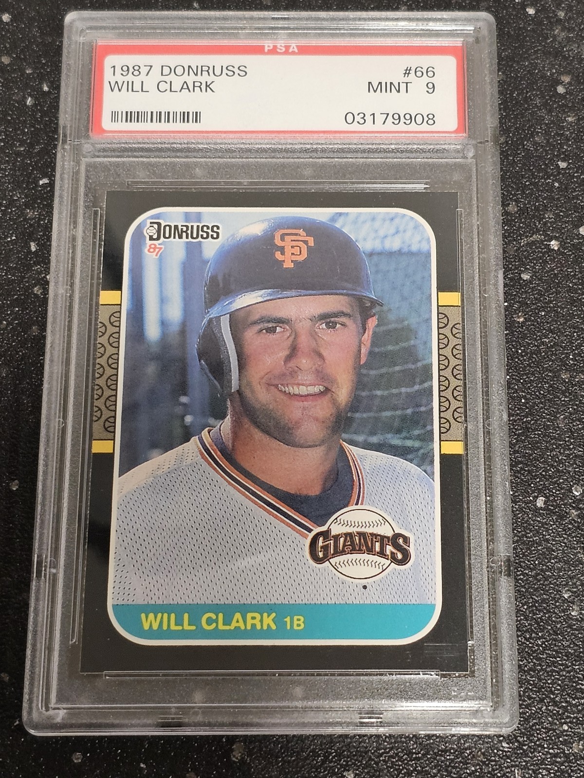 Baseball 1987 Donruss Will Clark #66 PSA 9 Mint