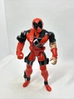 Vintage 1995 ToyBiz Deadpool X-Men X-Force Marvel Comics Action Figure W/ Helmet
