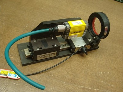 DRYLIN T BY IGUS LINEAR GUIDE BLOCK W/COGNEX BAR CODE READER 821-0025-3R