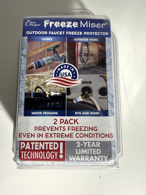#ad 2 Packs Freeze Miser Outdoor Faucet Freeze Protection $25.98