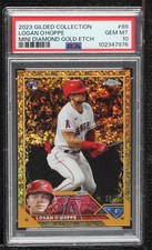 2023 Topps Gilded Collection Gold Mini-Diamond Refractor 8/50 Logan O'Hoppe 04cw