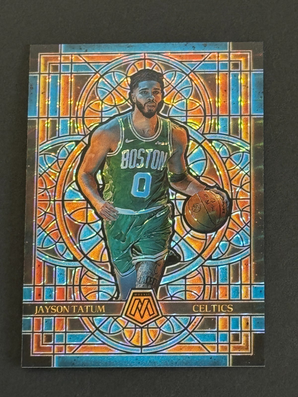 Jayson Tatum 2024-25 Panini Mosaic Stained Glass #12