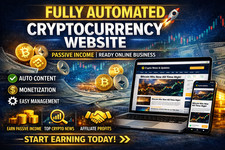 Fully Automated Cryptocurrency Website  AutoPilot Ready-Made Online Business