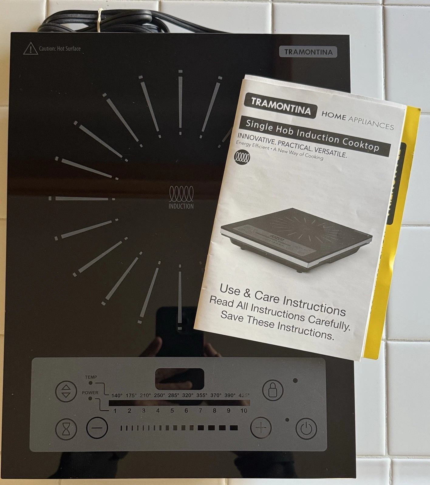 Tramontina Induction Cooktop Single Burner Model 81500/103, 1500W **TESTED **
Opens in a new window