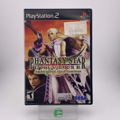 Phantasy Star Universe Ambition Of Illuminus (Sony PlayStation 2 PS2, 2007)