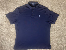 Polo Ralph Lauren Classic Fit Navy Blue Short Sleeve Polo Shirt Men's XL
