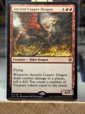 Ancient Copper Dragon NM Commander Battle for Baldur's Gate 161/361 MTG Regular