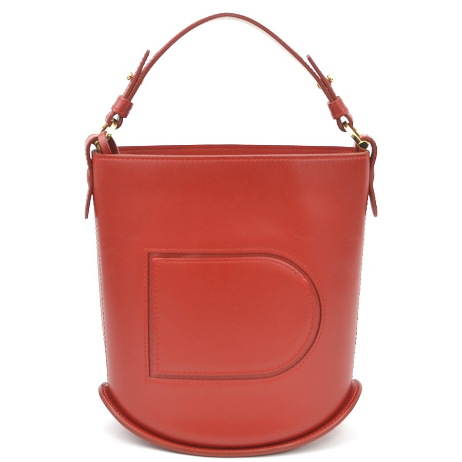 6281 美品 デルボー DELVAUX リュック バックパック レザー レッド Auth DELVAUX Handbag Red leather 90181a | eBay