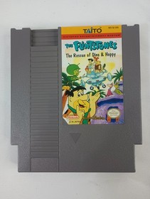 The Flintstones The Rescue of Dino & Hoppy NES w/ manual + OEM cartridge sleeve