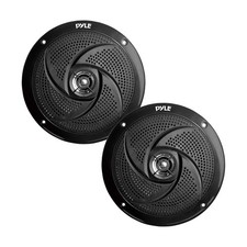 Pyle PLMRS8B 2x 8" Slim Black Marine Speakers