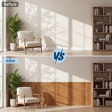 8-Pack Wainscoting Wall Panel PS Decor Accent Wall Panels 38.58 x 9.84 Inch Each