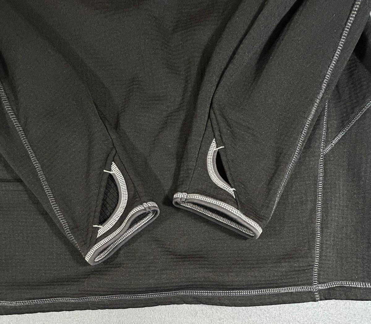 1/4 Zip Microfleece Pullover Black  Size XL Avala… - image 6