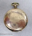 ANTIQUE ELGIN CD PEACOCK PRIVATE LABEL GRADE 290 16s HUNTER POCKET WATCH 1910