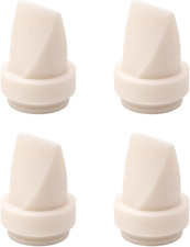 Duckbill Valves 4-Pack Wearable Breast Pump E10 E20 S1 S1 Pro Leak-Proof