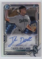 2021 Bowman Chrome Prospect Refractor 433/499 Taylor Dollard #CPA-TDO Auto w5p