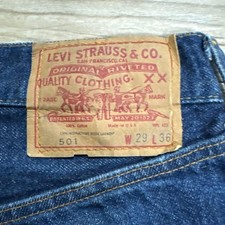 LEVI'S 501 Redline Selvedge 80s Made in USA 524 El Paso Dark Indigo