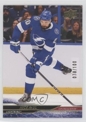2024-25 Upper Deck Series 2 Exclusives 79/100 Nick Paul #404 0l0h