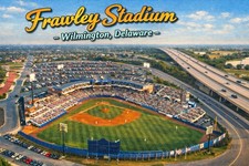 Modern Postcard Frawley Stadium - Wilmington, Delaware Baseball A38
