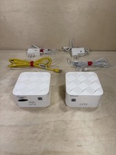 Netgear Orbi Mesh Router  Satellite RBR10 And RBS10 Lot Of 2 w/ PSU  ETH Cords