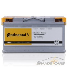 CONTINENTAL AUTOBATTERIE 12V STARTERBATTERIE 92Ah 850A AGM L5 MIT START STOP