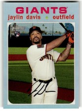 2020 Topps Heritage Chrome Refractor Jaylin Davis #THC-546 Giants /571